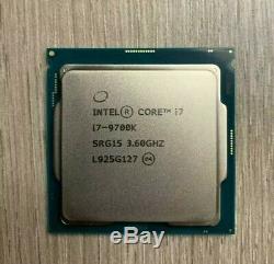 Intel Core i7-9700K 3,6 GHz NEW Octa Core LGA 1151 Processeur (BX80684I79700K)