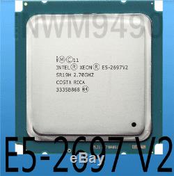 Intel Xeon E5-2697v2 12-Core 2.70GHz SR19H 30 Mo cache LGA2011 Processeur