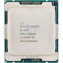 Intel Xeon W2133 SR3LL 3.60Ghz 6-Core 8.25M 140W Station Serveur LGA2066 CPU