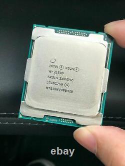 Intel Xeon w-2150b sr3ls 3 GHz 10 Core 20 Threads 120 W LGA 2066 CPU Processor