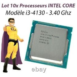 Lot x10 Processeur CPU Intel Core I3-4130 3.4Ghz SR1NP 3Mo Socket 1150