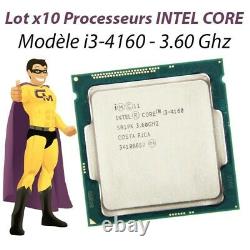 Lot x10 Processeur CPU Intel Core I3-4160 3.6Ghz SR1PK 3Mo Socket 1150