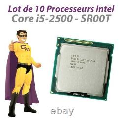 Lot x10 Processeurs CPU Intel Core i5-2500 3.3Ghz 6Mo SR00T 5GT/s LGA1155