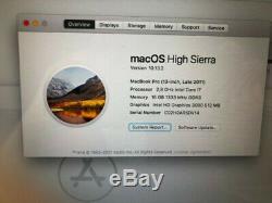 MacBook Pro 13 2.8 GHz Intel Core i7 16GB 1333 Graphics 3000 521 MB AZERTY