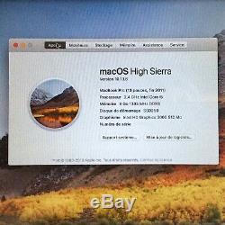 MacBook Pro 13 pouces, 2,4 GHz Intel Core i5, 8 Go Ram