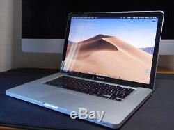 MacBook Pro 15,4 Apple mi-2012 Intel i7 Quad-Core 2.6 GHz/RAM 16/SSD 250/HD 1 To