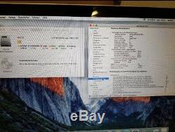 MacBook Pro 15,4, Fin 2011, (Intel Core i7- 2,2 GHz, 128 Go SSD, 4 Go RAM)