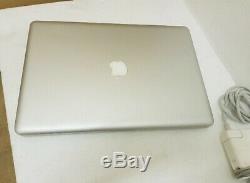 MacBook Pro 15,4, Fin 2011, (Intel Core i7- 2,2 GHz, 128 Go SSD, 4 Go RAM)