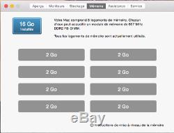 Mac Pro A1186 Quad-Core Intel Xeon 2.8 ghz 16 Go RAM, SSD 240 Go