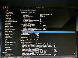 Macbook Pro mid-2012 Intel Core i7 2.9 GHz, SSD 512 Go, 16Gb RAM, Batterie Neuve