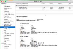 Macbook pro 13 2011 10 Go Ram Intel core i5 2,3 Ghz