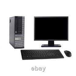 PC Dell 9020 SFF Ecran 19 Intel Core i5-4570 RAM 4Go SSD 480Go Windows 10 Wifi