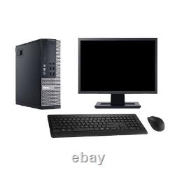 PC Dell 9020 SFF Ecran 22 Intel Core i3-4130 RAM 4Go SSD 240Go Windows 10 Wifi