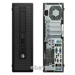 PC HP 600 G1 SFF Ecran 19 Intel Core i3-4130 RAM 8Go SSD 240Go Windows 10 Wifi