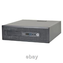 PC HP 600 G1 SFF Ecran 22 Intel Core i3-4130 RAM 8Go Disque 1To Windows 10 Wifi