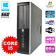 Pc Hp Elite 8200 Sff Intel Core I5 3.1ghz 8go Disque 480go Ssd Dvd Wifi W7