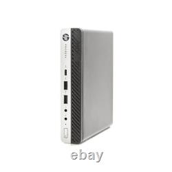 PC HP ProDesk 600 G3 Mini Intel G4400T RAM 16Go SSD 240Go W11 Wifi