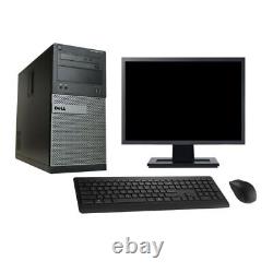 PC Tour Dell 390 MT Ecran 22 i5-2400 RAM 4Go Disque 500Go HDMI Windows 10 Wifi