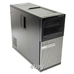 PC Tour Dell 7010 Intel Core i3-3220 RAM 4Go Disque Dur 1To Windows 10 Wifi