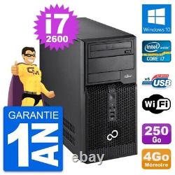 PC Tour Fujitsu Esprimo P400 Intel i7-2600 RAM 4Go Disque 250Go Windows 10 Wifi