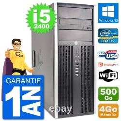 PC Tour HP 8200 Intel Core i5-2400 RAM 4Go Disque Dur 500Go Windows 10 Wifi