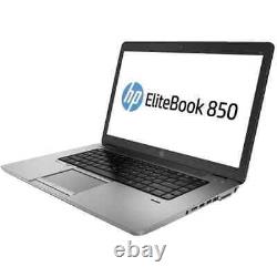 Pc portable HP Eltebook 850 G2 I5-5200U 2.2Ghz 8Go 240Go SSD 15.6 HD 5500 W10