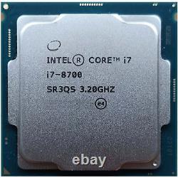 Processeur CPU Intel Core i7 8700 3,20GHZ SR3QS LGA1151 V2 LGA 1151 Ordinateur