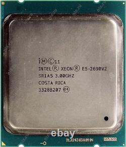 Processeur Intel Xeon E5-2690v2 3 GHz 10 cours d'occasion 25 Mo fonctionne parfaitement